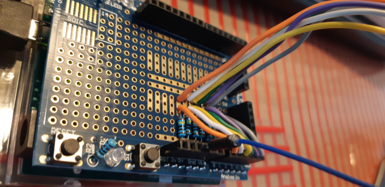Arduino stackon board with components