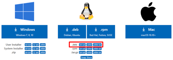 Visual Studio Code on the Raspberry Pi (with 32 and 64bit OS