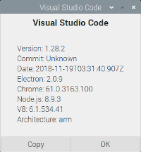 Visual Studio Code 1.28.2