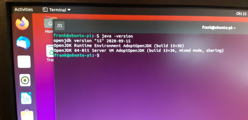 AdoptOpenJDK 15 installed with SDKMAN