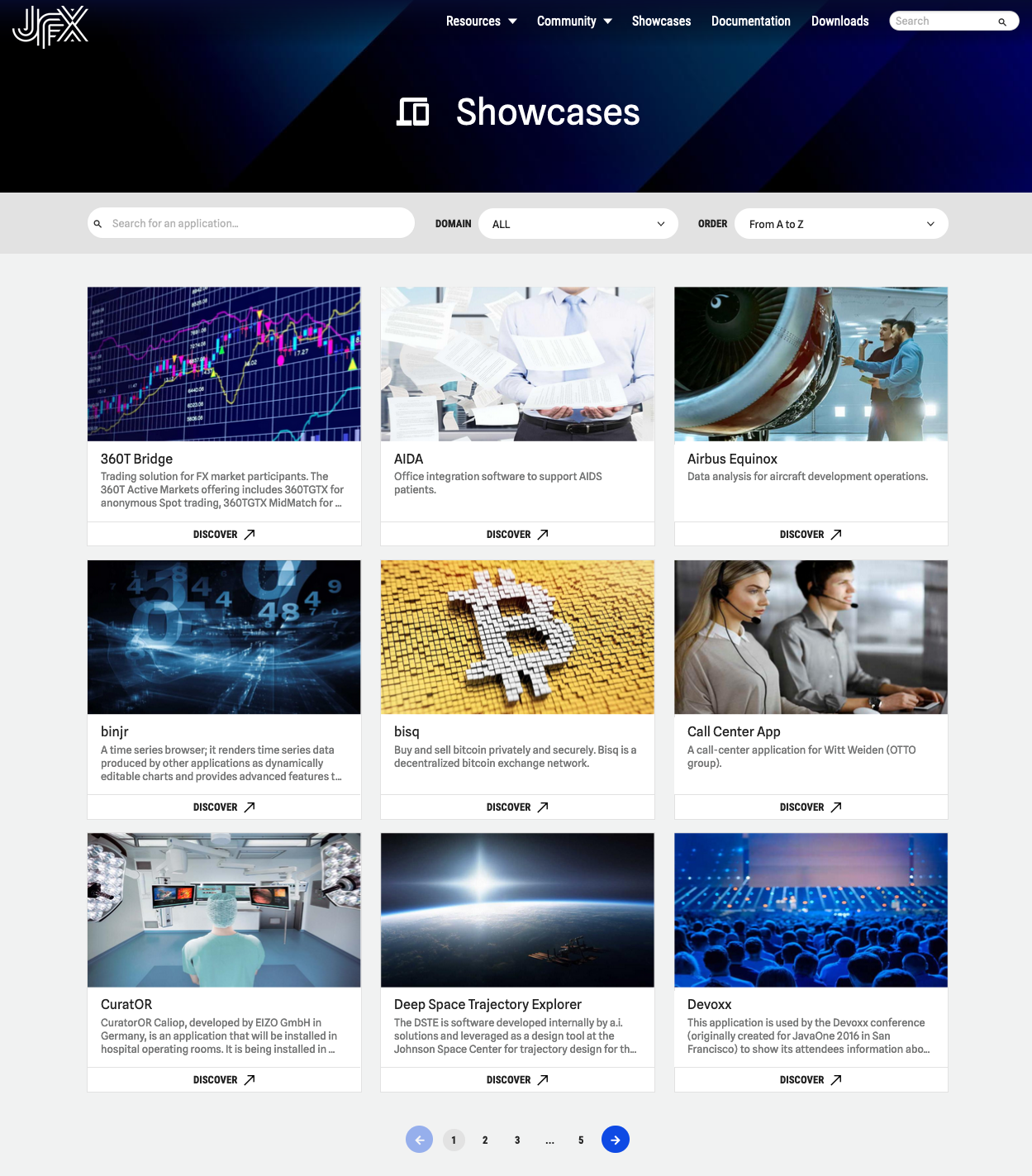 Showcases on JFX Central