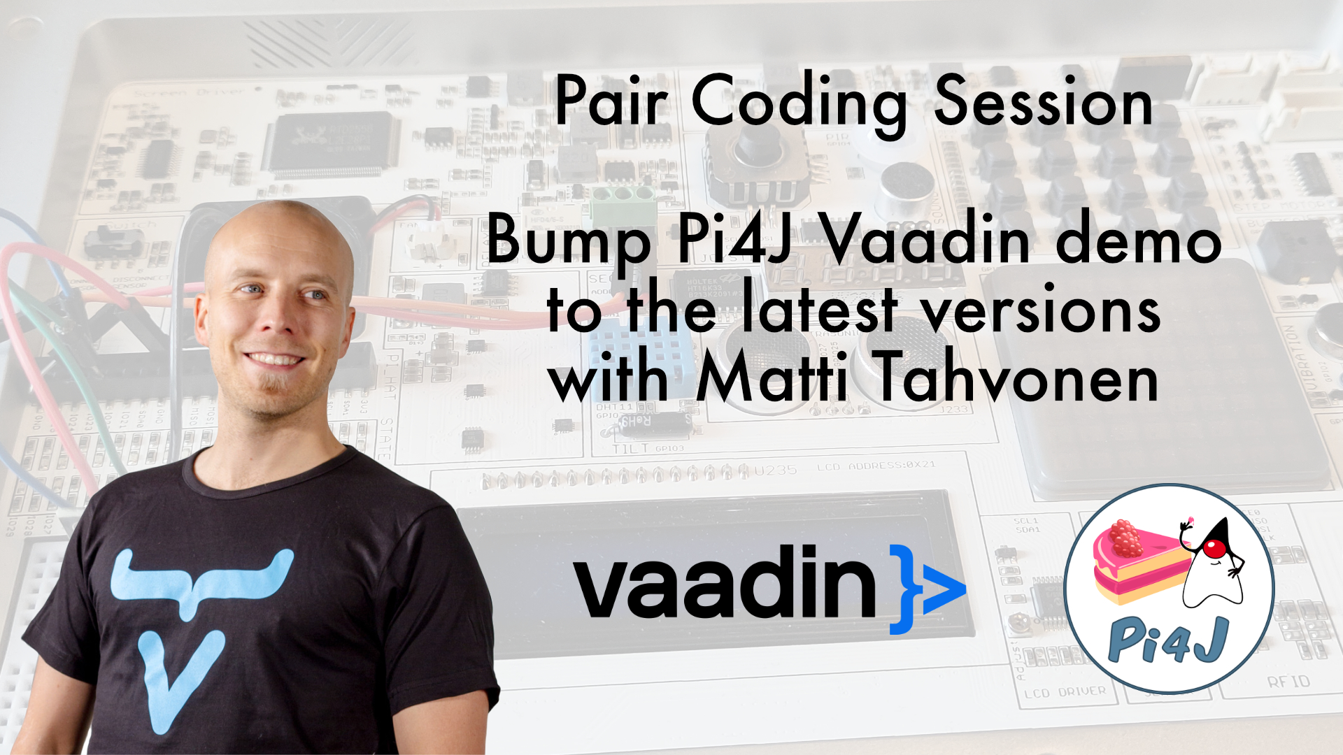 Live Stream Coding: Improving the Vaadin+Spring+Pi4J demo application with Matti Tahvonen