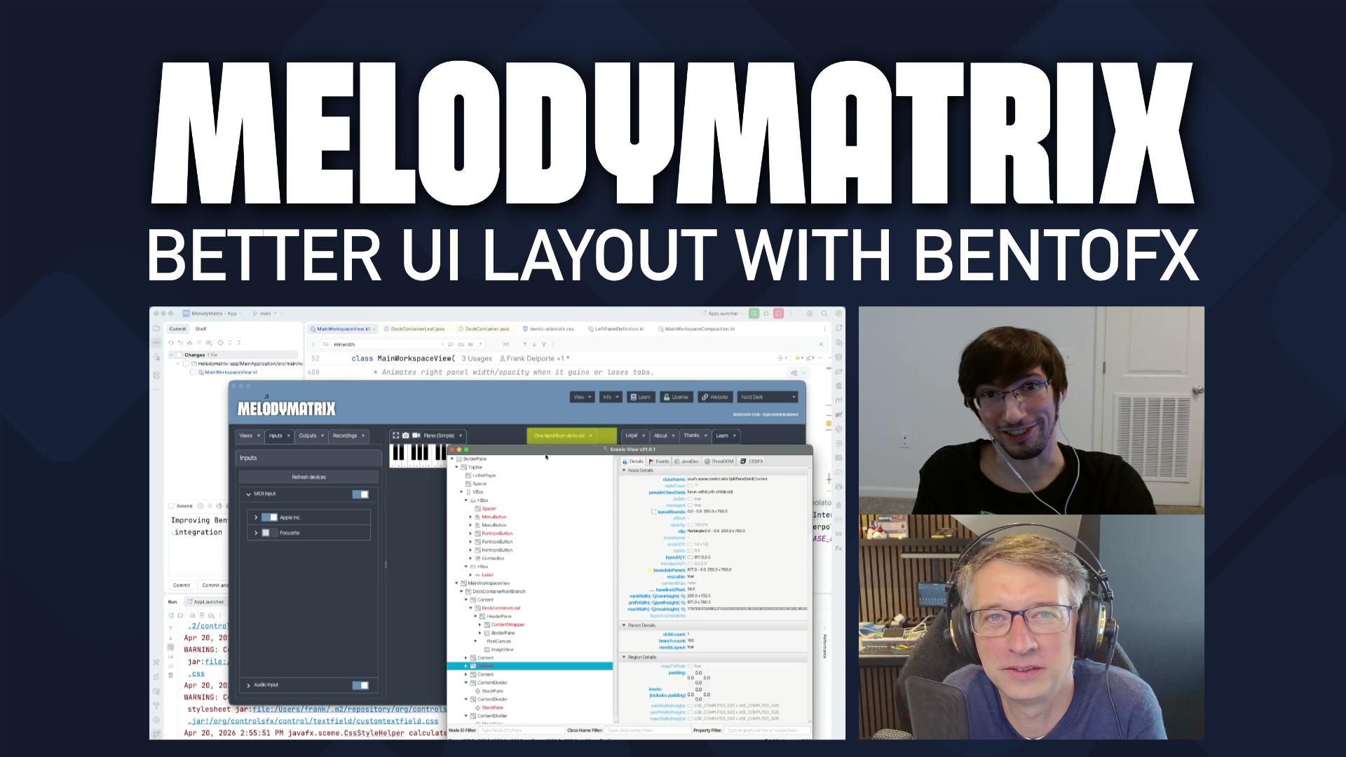 Debugging BentoFX in MelodyMatrix with Matt Coley, Scenic View, and an Honest Look at AI-Generated Code