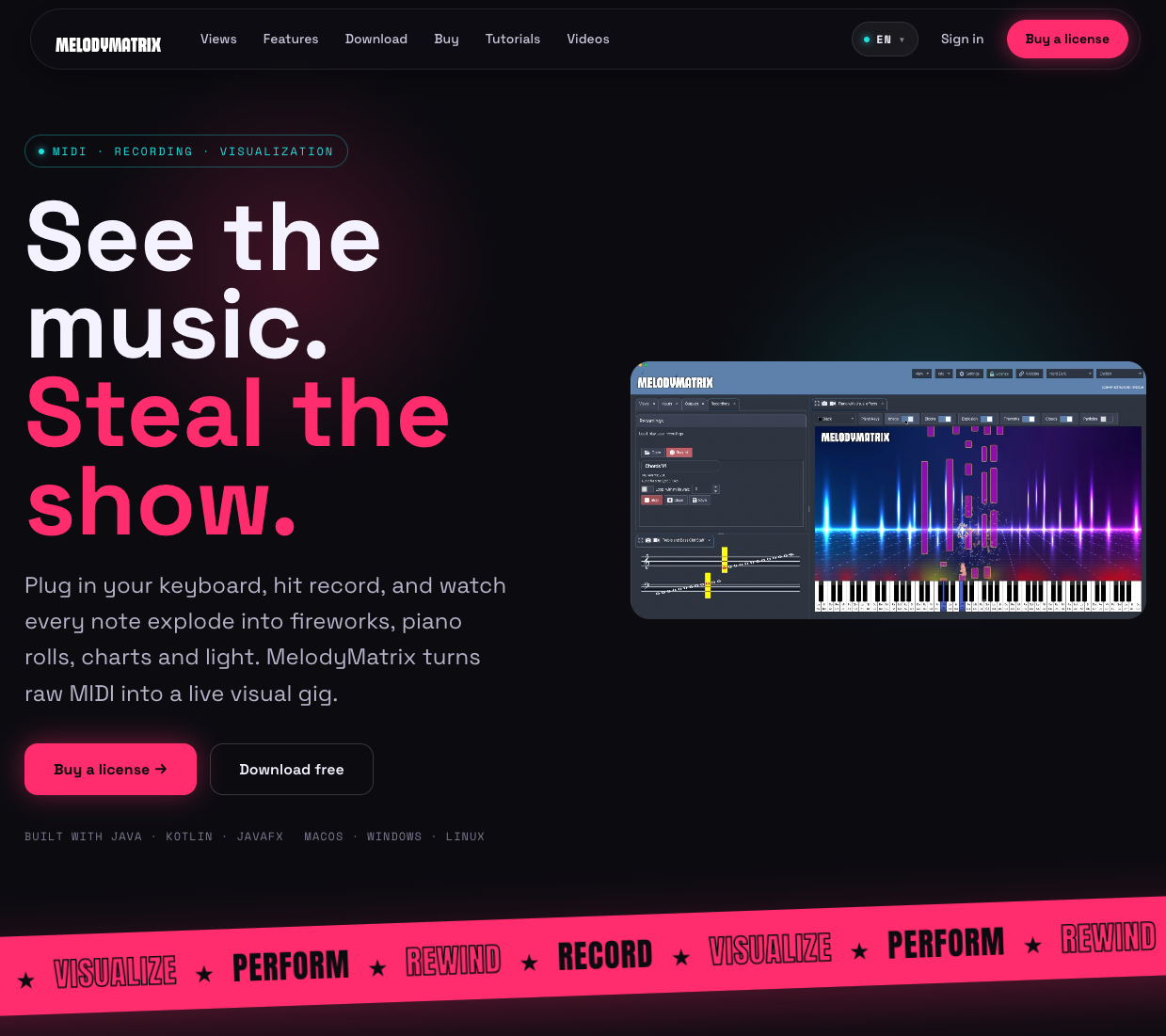 A New Website for MelodyMatrix, and What's New in Release 1.1.0