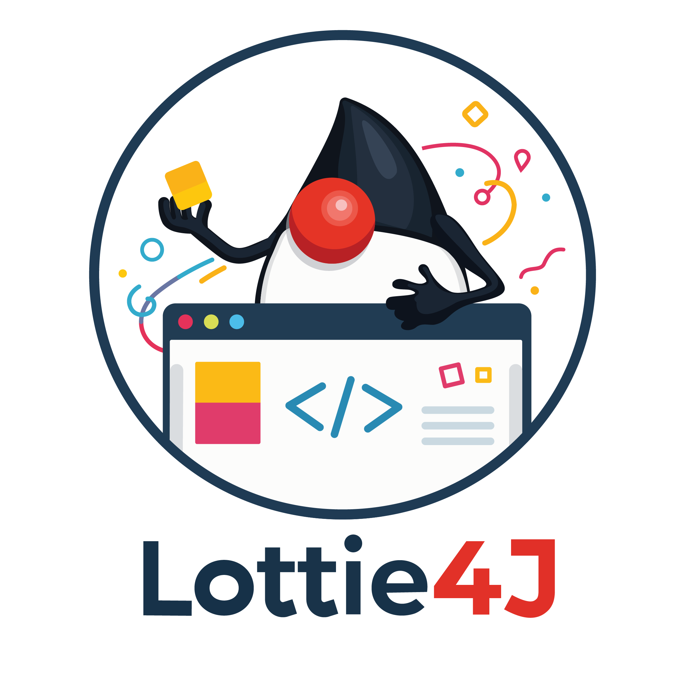Lottie4J logo