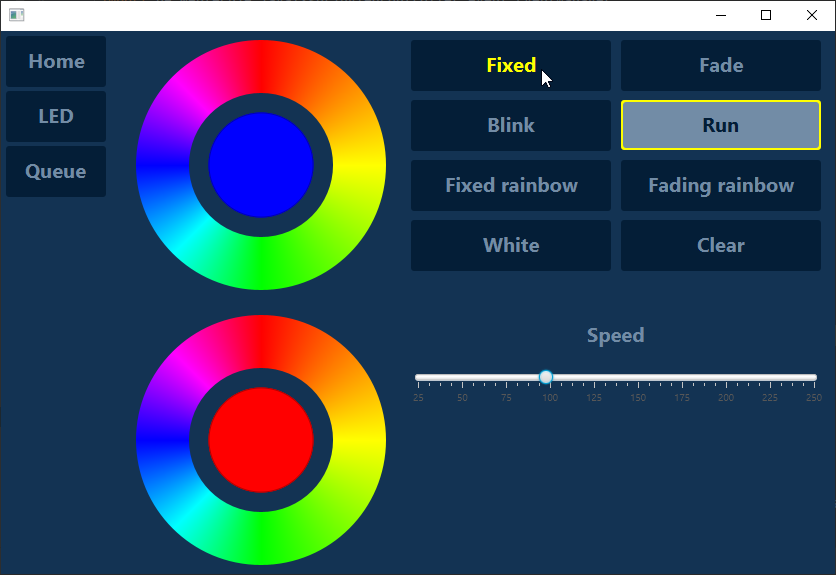 JavaFX application with Mosquitto queue running on Raspberry Pi